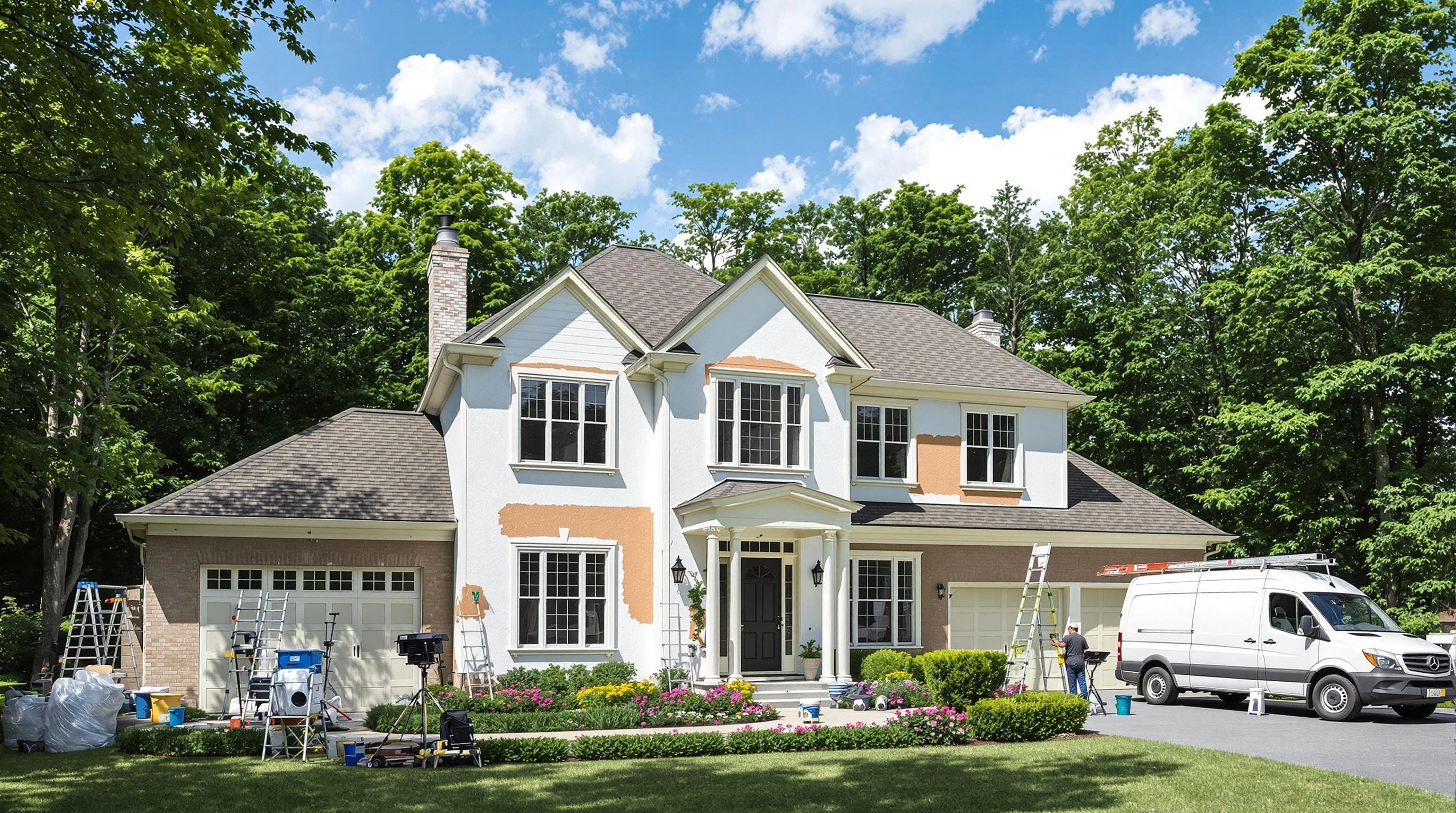 North Ridgeville House Painters painting crew working in Lorain, OH